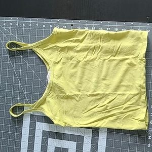 Forever 21 green cropped tank juniors m